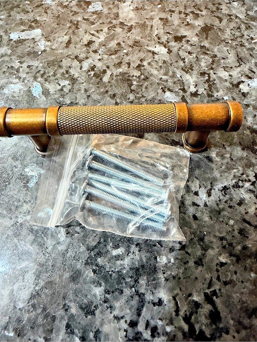 Bronze-Tone drawer pull